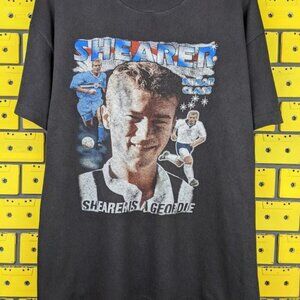 Alan Shearer Newcastle United FC England Football Soccer shirt retro